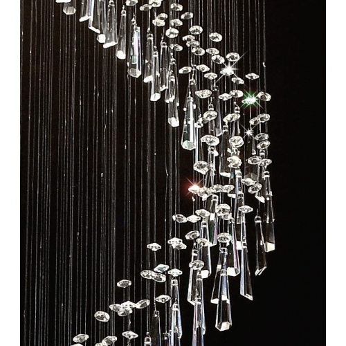 Lampa kryształowa wisząca 60x200cm - K176